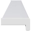 vidaXL Soglia della Finestra Bianco 120 x 10 x 4,5 cm PVC