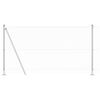vidaXL Palo della recinzione Argento 10 x 1,2 m (rete da 13 mm)
