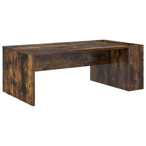 vidaXL Tavolino da salotto Rovere fum&eacute; 95 x 50 x 34 cm
