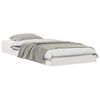 vidaXL Struttura del letto Bianco 80 x 210 cm Pino massello