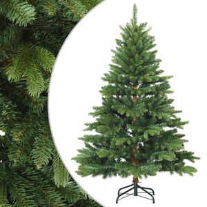 vidaXL Albero di Natale Artificiale con Rami Pieghevoli Verde 150 cm