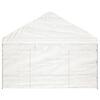 vidaXL Gazebo con Tetto Bianco 20,07x4,08x3,22 m in Polietilene