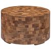vidaXL Tavolino da Salotto 60x60x35 cm in Legno Massello di Teak
