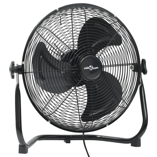 vidaXL Ventilatore da Pavimento a 3 Velocit&agrave; 40 cm 42,5 W Nero