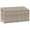 vidaXL Baule da Giardino Grigio Chiaro 110x50x58 cm in Polyrattan