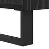 vidaXL Tavolino da salotto Rovere Nero 102 x 44,5 x 50 cm