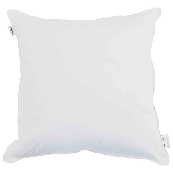vidaXL Cuscino con cuscino Bianco 80 x 80 cm Cotone
