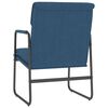 vidaXL Sedia Lounge Blu 55x64x80 cm in Tessuto