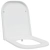 vidaXL Sedile del WC Bianco 47,5 x 35 x 3,6 cm Duroplast