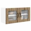 vidaXL Mobile da cucina con porta Rovere artigianale 80 x 31 x 40 cm