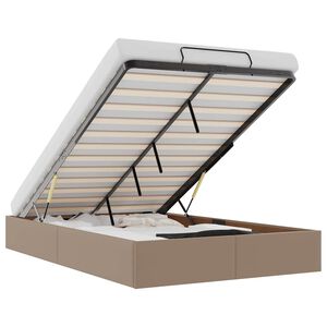 vidaXL Struttura Letto Pouf senza Materasso 120x190 cm Similpelle