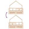 vidaXL Giroletto Bambini con Cassetti 70x140 cm Legno Massello di Pino