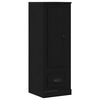 vidaXL Credenza Rovere Nero 36 x 35.5 x 103.5 cm Legno ingegnerizzato