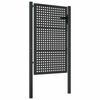 vidaXL Cancello da Giardino Antracite 100x125 cm in Acciaio