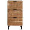 vidaXL Credenza Naturale 40 x 33,5 x 75 cm Legno di Acacia Massello