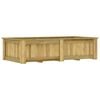 vidaXL Fioriera Rialzata 196x100x50 cm in Legno di Pino Impregnato
