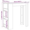 vidaXL Tavolo da Bar con Ripiano Legno Antico 102x50x103,5 cm