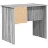 vidaXL Scrivania Grigio sonoma 90 x 49.5 x 75 cm Legno multistrato