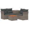 vidaXL Set di divani 6 pz Grigio e Grigio Scuro