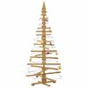 vidaXL Albero di Natale in legno Marrone 180 cm Legno di pino massello