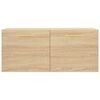 vidaXL Mobile a Parete Rovere Sonoma 80x36,5x35 cm Legno Multistrato