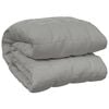 vidaXL Coperta Ponderata Grigia 220x235 cm 15 kg Tessuto