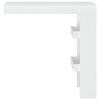 vidaXL Bancone da Muro Bianco 102x45x103,5 cm in Legno Compensato