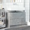 vidaXL Mobile Lavabo Grigio Cemento 78x37x59 cm in Truciolare