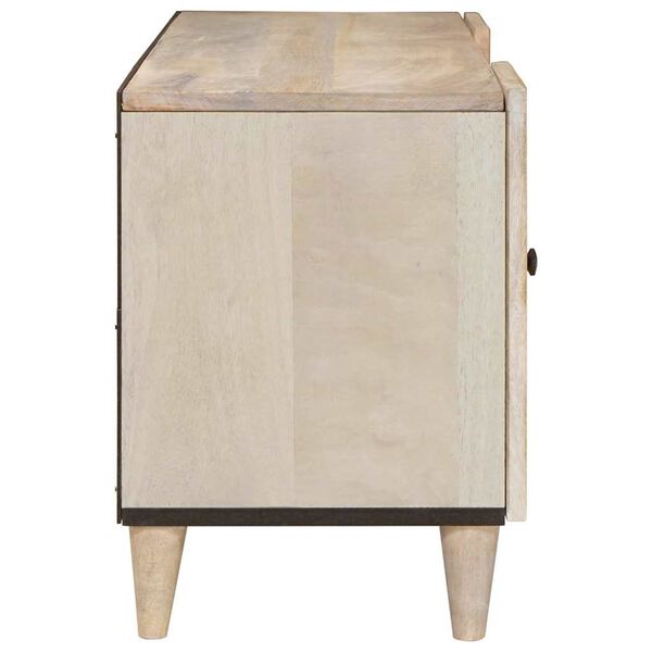 vidaXL Unit&agrave; TV con porta Bianco 105 x 33 x 46 cm Legno multistrato