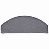 vidaXL Tappetini per scale 30 pz 65x24x4 cm Grigio chiaro e blu Semicircolari Grandi