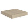 vidaXL Scaffali a Parete 2 pz Rovere 23x23,5x3,8 cm in MDF