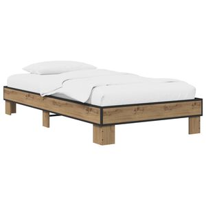 vidaXL Struttura del letto Rovere Artigianale 80 x 200 cm