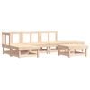 vidaXL Set Salotto da Giardino 6 pz in Legno Massello di Pino