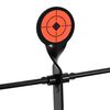 vidaXL Bersaglio che si ripristina Nero 38 x 20,5 x 33 cm Acciaio