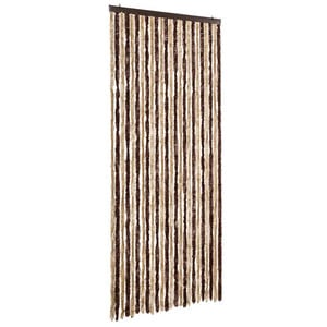 vidaXL Zanzariera Beige e Marrone Chiaro 100x220 cm Ciniglia
