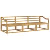 vidaXL Set di divani da esterno 3 pz Bianco Legno di Acacia Massello