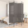 vidaXL Divisorio a 4 Pannelli Antracite 160x220 cm Tessuto