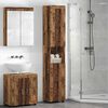 vidaXL Set di Armadi da Bagno TULUM Legno vecchio 37 x 31,5 x 203 cm
