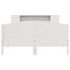 vidaXL Letto Libreria senza Materasso Bianco 140x190 cm Legno di Pino
