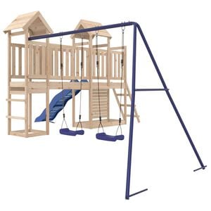vidaXL Set da Gioco da Esterno in Legno Massello di Pino