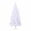 vidaXL Albero di Natale artificiale Bianco 240 cm PVC e Acciaio