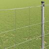 vidaXL Recinzione da campo Grigio 1.6 x 10 m Acciaio