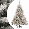 vidaXL Albero di Natale artificiale con palline 120 cm 150 LED
