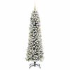 vidaXL Albero di Natale artificiale con 300 LED Bianco 210 cm