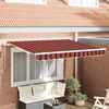 vidaXL Telo di ricambio per tenda da sole Multicolore 350 x 200 cm