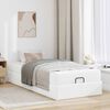 vidaXL Struttura letto con materasso con materasso 2 pcs Bianco PVC