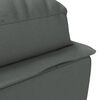 vidaXL Chaise Longue con Cuscini Grigio Scuro in Tessuto