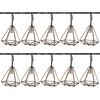 Luxform Luci LED Solari per Feste in Giardino 10 pz Sousse Oro