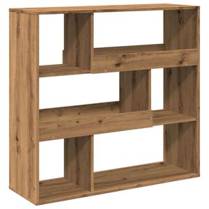 vidaXL Libreria/Divisorio Rovere Artigianale 100x33x94,5 cm