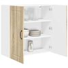 vidaXL Mobile da cucina con lo scaffale Rovere Sonoma 80 x 31 x 80 cm
